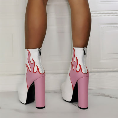 Tacones Altos Gruesos Sexy para Discoteca Talla Grande - Image 7