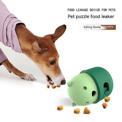Juguete Interactivo Dispensador de Alimento para Perros y Gatos - Pelota de Goma Natural - Image 11