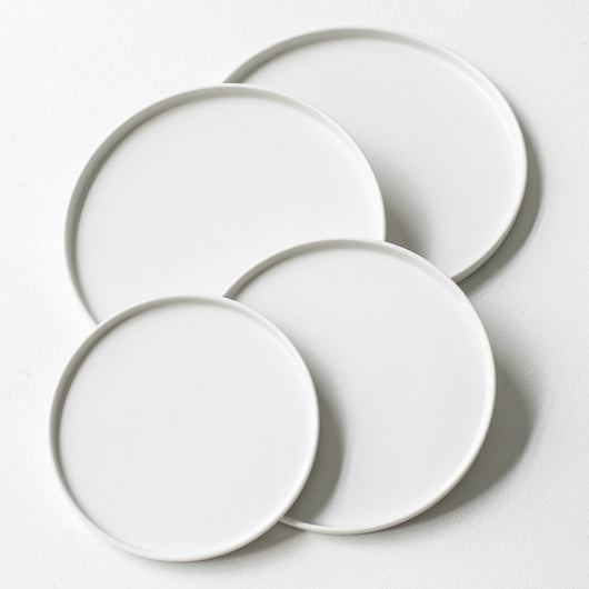 Plato de Cerámica Blanca Pura para el Hogar - Image 6