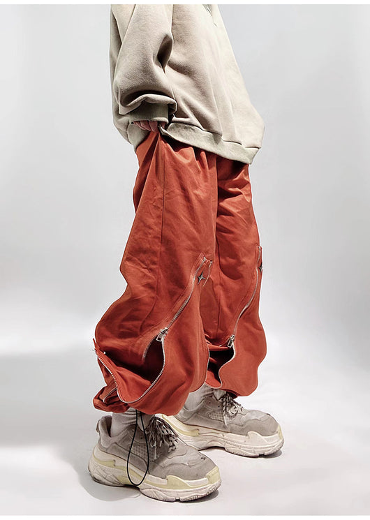 Pantalones Rectos Funcionales con Cierre y Corte Relajado - Image 12