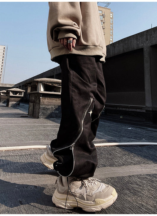 Pantalones Rectos Funcionales con Cierre y Corte Relajado - Image 13
