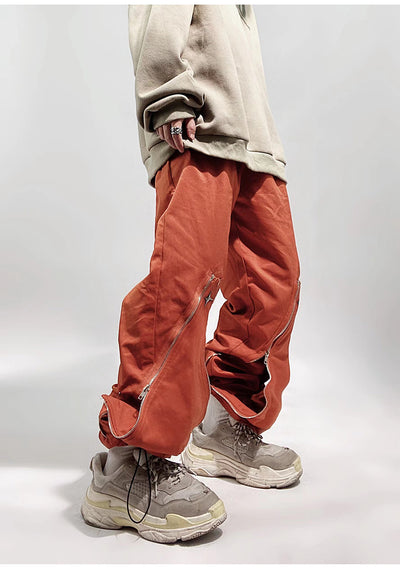 Pantalones Rectos Funcionales con Cierre y Corte Relajado - Image 14