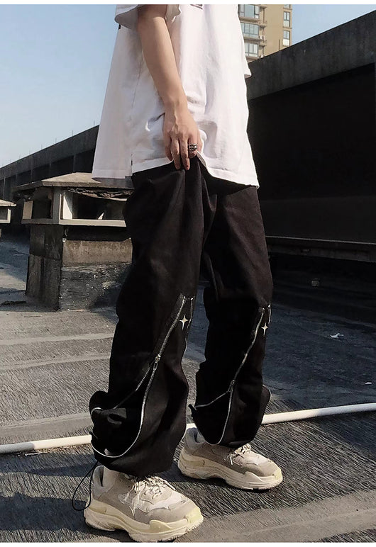 Pantalones Rectos Funcionales con Cierre y Corte Relajado - Image 15