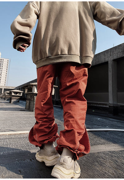 Pantalones Rectos Funcionales con Cierre y Corte Relajado - Image 16