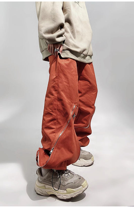 Pantalones Rectos Funcionales con Cierre y Corte Relajado - Image 23
