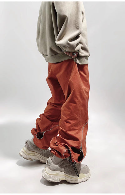 Pantalones Rectos Funcionales con Cierre y Corte Relajado - Image 25