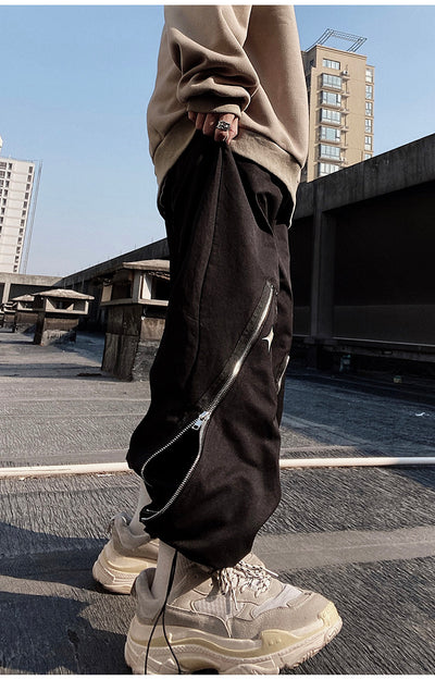 Pantalones Rectos Funcionales con Cierre y Corte Relajado - Image 27