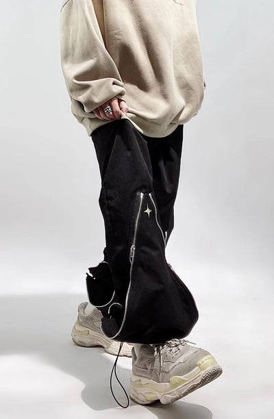 Pantalones Rectos Funcionales con Cierre y Corte Relajado - Image 30