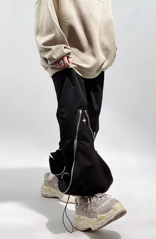 Pantalones Rectos Funcionales con Cierre y Corte Relajado - Image 30