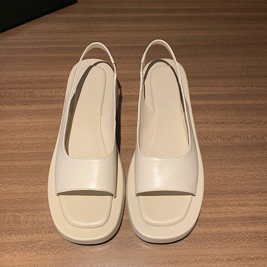 Sandalias Romanas Super Fire de Suela Gruesa para Playa - Image 8