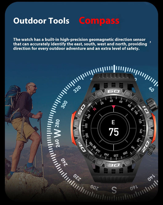 Reloj Inteligente Deportivo HT22 con GPS, Monitor Cardíaco y Llamadas Bluetooth - Image 36