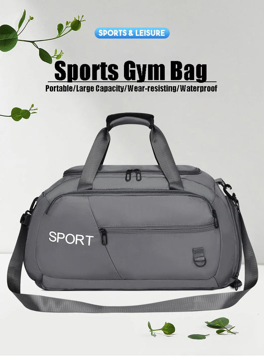 Mochila Deportiva Multifunción con Compartimento para Zapatos - Bolsa de Viaje Impermeable Unisex - Image 11