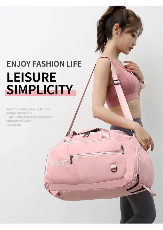 Mochila Deportiva Multifunción con Compartimento para Zapatos - Bolsa de Viaje Impermeable Unisex - Image 13