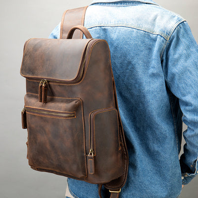 Mochila Vintage para Hombre - Viajes y Aventuras al Aire Libre - Image 7
