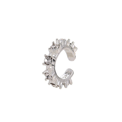 Aretes de Clip con Diamantes - Sin Perforación - Image 11