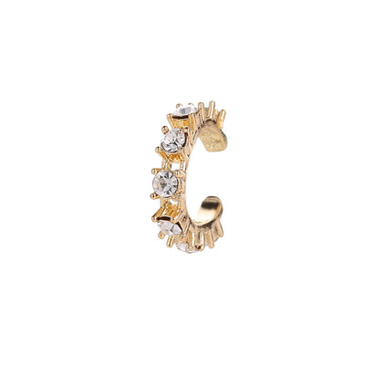Aretes de Clip con Diamantes - Sin Perforación - Image 13