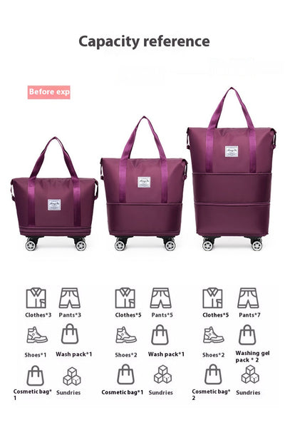 Bolsa de Viaje Expandible con Compartimento Seco-Húmedo y Capacidad Extra Grande - Image 17