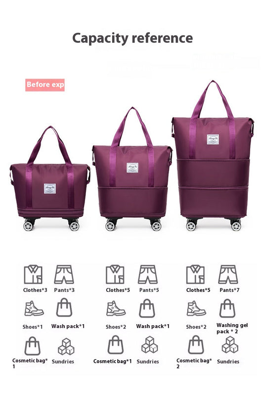 Bolsa de Viaje Expandible con Compartimento Seco-Húmedo y Capacidad Extra Grande - Image 17