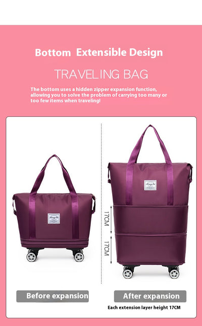 Bolsa de Viaje Expandible con Compartimento Seco-Húmedo y Capacidad Extra Grande - Image 21