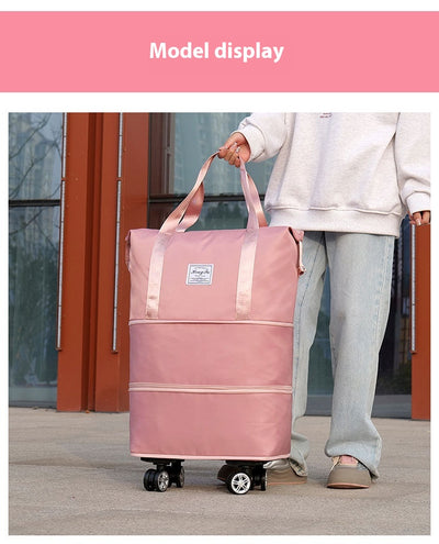Bolsa de Viaje Expandible con Compartimento Seco-Húmedo y Capacidad Extra Grande - Image 25