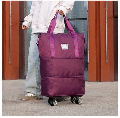 Bolsa de Viaje Expandible con Compartimento Seco-Húmedo y Capacidad Extra Grande - Image 27