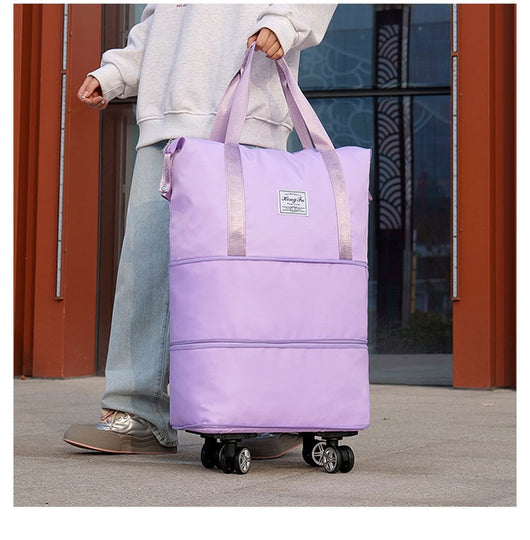 Bolsa de Viaje Expandible con Compartimento Seco-Húmedo y Capacidad Extra Grande - Image 29