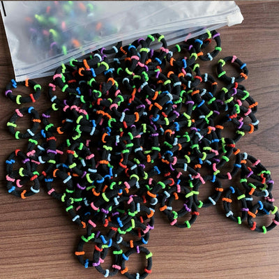 Set de 100 Bandas Elásticas Infantiles sin Tirones - Colores Pastel Suave - Image 75