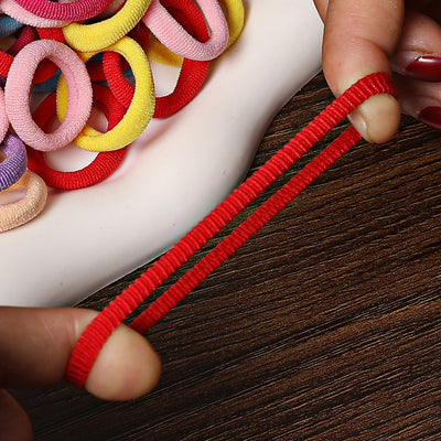 Set de 100 Bandas Elásticas Infantiles sin Tirones - Colores Pastel Suave - Image 86