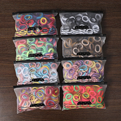 Set de 100 Bandas Elásticas Infantiles sin Tirones - Colores Pastel Suave - Image 87