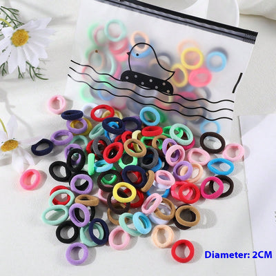 Set de 100 Bandas Elásticas Infantiles sin Tirones - Colores Pastel Suave - Image 88