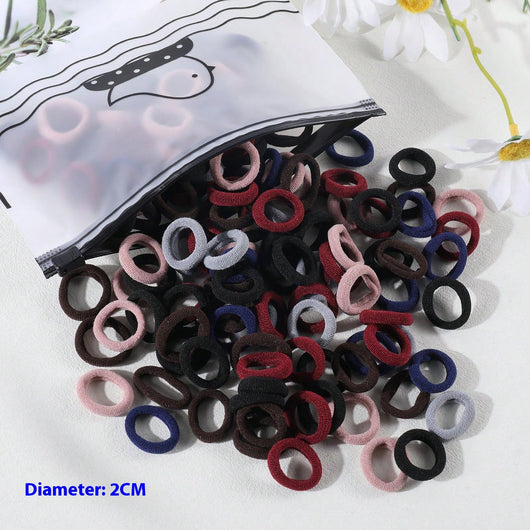 Set de 100 Bandas Elásticas Infantiles sin Tirones - Colores Pastel Suave - Image 97