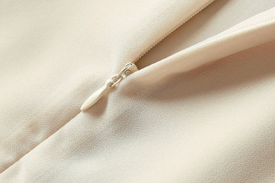 Vestido Ejecutivo Plisado con Cuello Solapa y Bordado Industrial - Image 19