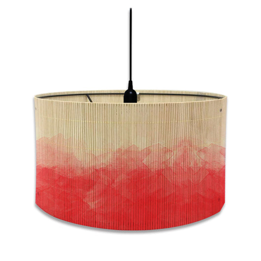 Lámpara de Techo Bambú con Degradado Acuarela - Decoración Artística E27 - Image 15