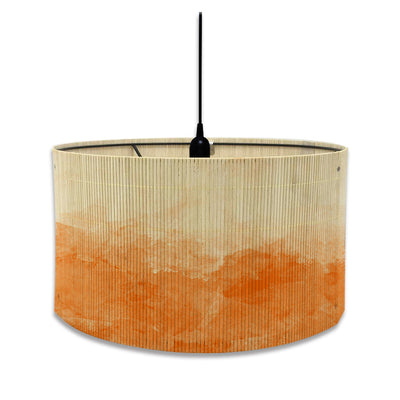 Lámpara de Techo Bambú con Degradado Acuarela - Decoración Artística E27 - Image 17