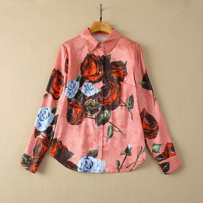 Conjunto Elegante: Blusa Manga Larga con Falda Plisada de Borde Amplio - Image 19