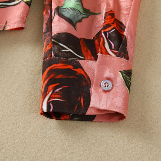 Conjunto Elegante: Blusa Manga Larga con Falda Plisada de Borde Amplio - Image 21