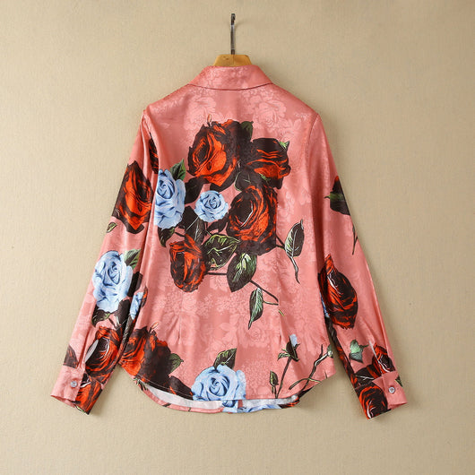 Conjunto Elegante: Blusa Manga Larga con Falda Plisada de Borde Amplio - Image 29