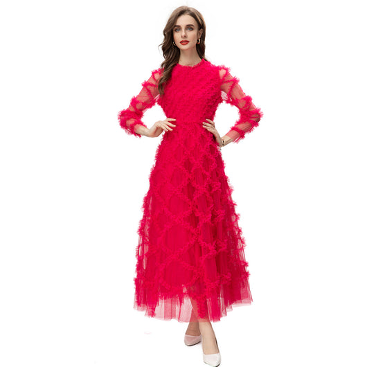 Vestido Swing Oversized con Diseño de Rombos - Estilo Retro Elegante - Image 11