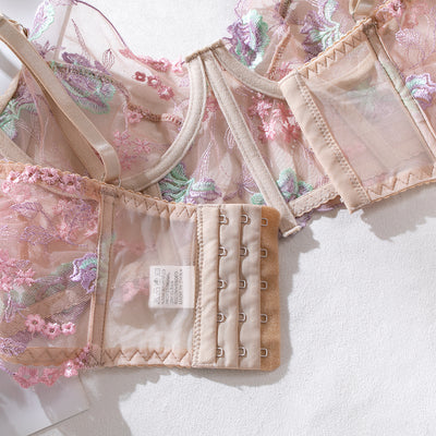 Conjunto Sexy Push Up con Encaje Floral y Detalle Espina de Pescado - Image 20