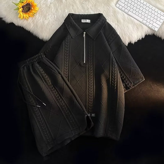 Conjunto de Polo Waffle, Camiseta y Shorts - Image 30