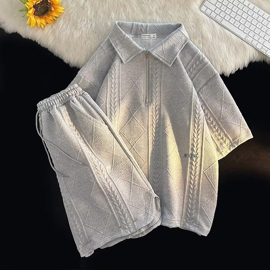 Conjunto de Polo Waffle, Camiseta y Shorts - Image 32