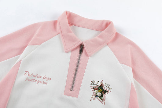 Polo Unisex con Costuras Sueltas y Solapa de Contraste - Image 23