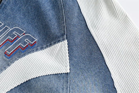 Chaqueta Denim Retro Japonesa con Costuras a Contraste - Image 28