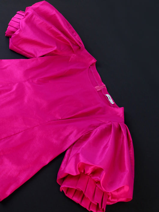 Blusa Satinada con Mangas Farol y Control de Cintura - Image 31