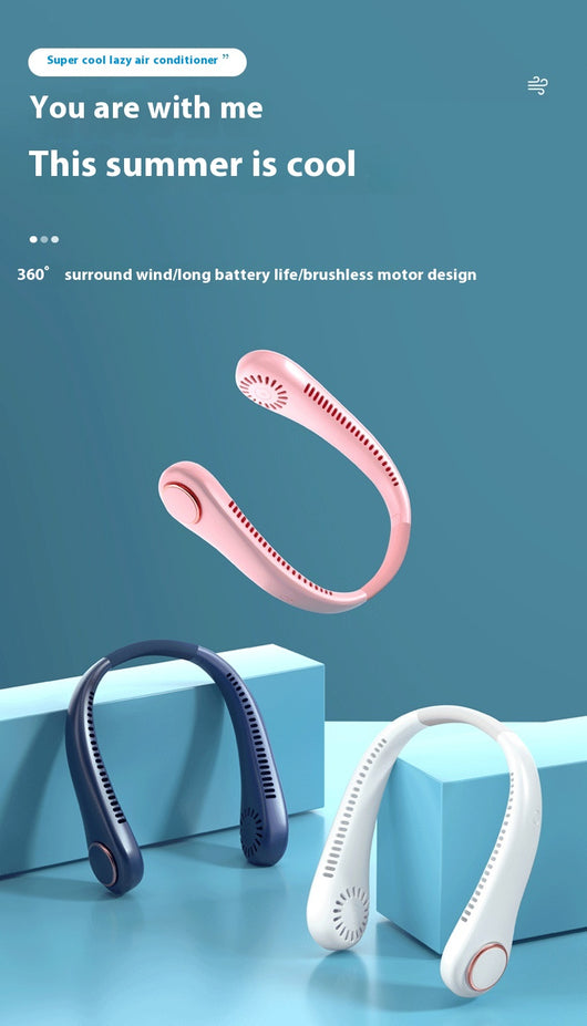 Ventilador Portátil de Cuello con Carga USB para Deportes al Aire Libre - Image 19