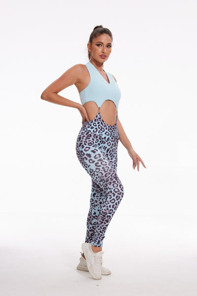 Mono Deportivo Estampado Leopardo para Yoga y Fitness - Image 16