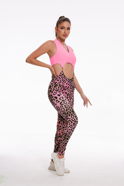 Mono Deportivo Estampado Leopardo para Yoga y Fitness - Image 17