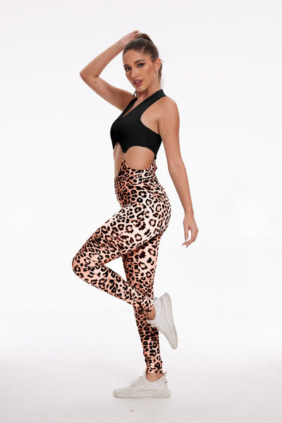Mono Deportivo Estampado Leopardo para Yoga y Fitness - Image 18