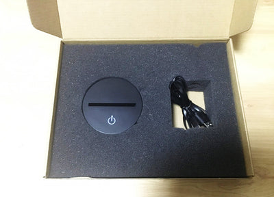 Lámpara Nocturna 3D Táctil Amor Colorida - Image 13