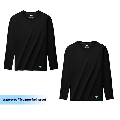Camiseta Básica Antitinción de Algodón Xinjiang para Hombre - Image 23
